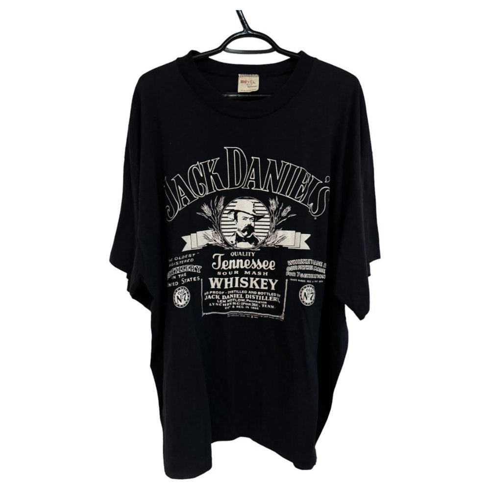Vintage Jack Daniel's Graphic T-shirt - Novel Teez 1988 Men's 4XL OVERSIZE